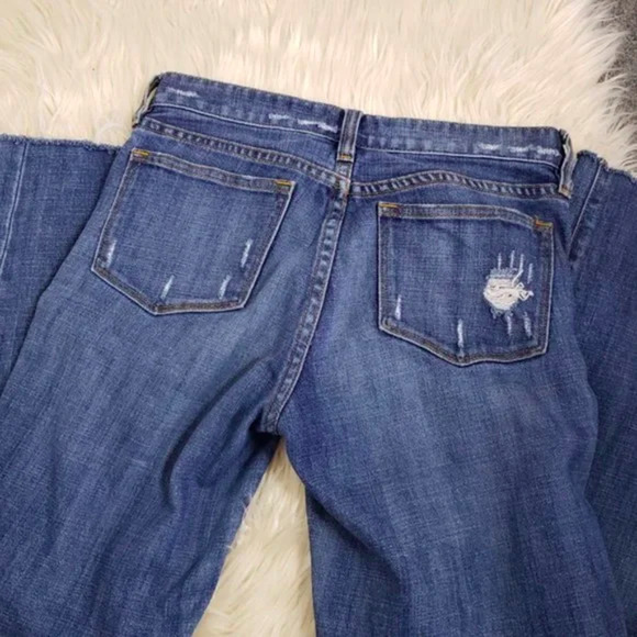 J.CREW stretch toothpick distressed jeans 26 - Picture 3 of 5
